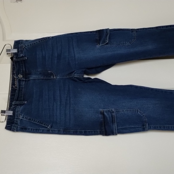 Copperflash Highrise jogger cargo pocket jeans size 6 oversized - Picture 2 of 11